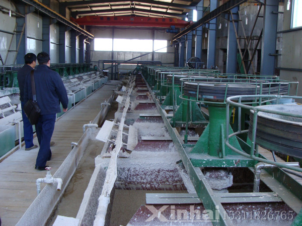 鑫海在蒙古的萤石矿浮选项目